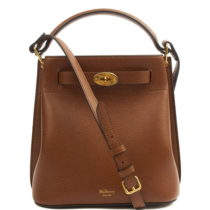 Mulberry Bucket Bag Islington in Oak, Leather — Front View