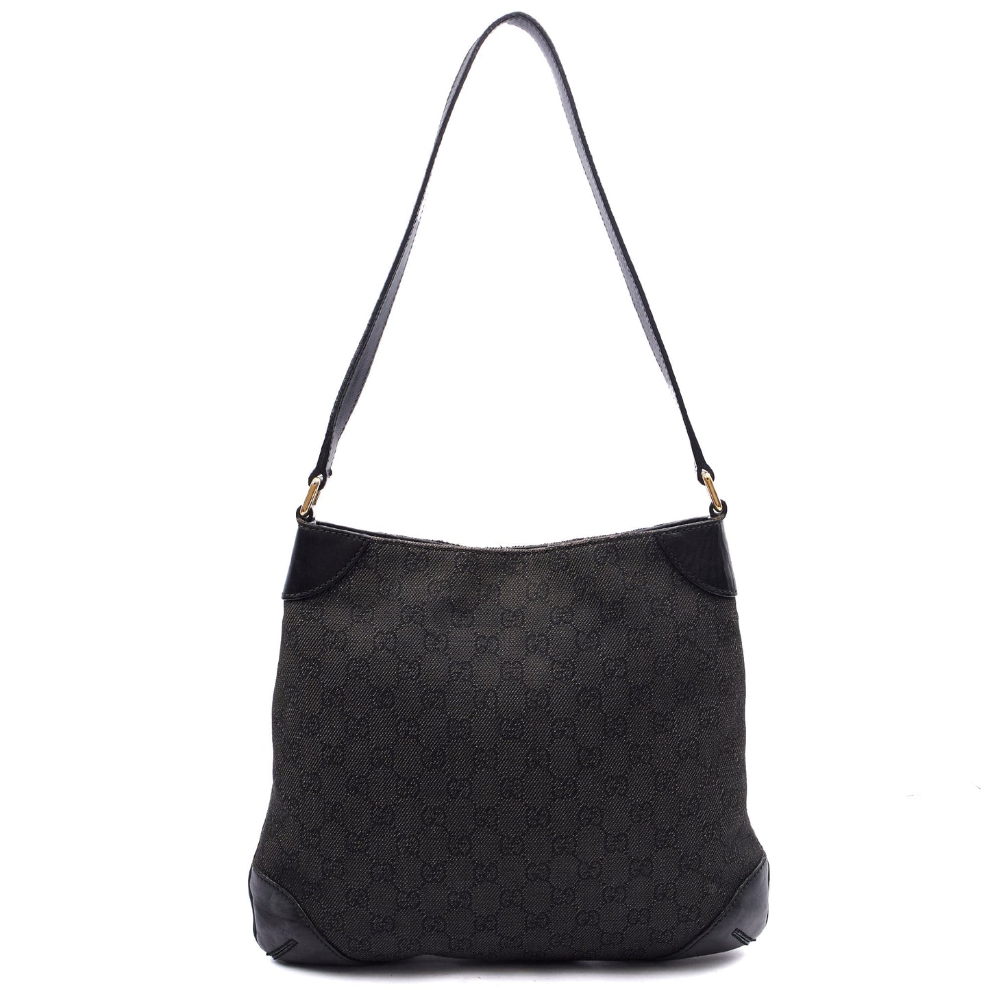 Gucci Shoulder Bag Shoulder Bag in Black, Fabric — Top View
