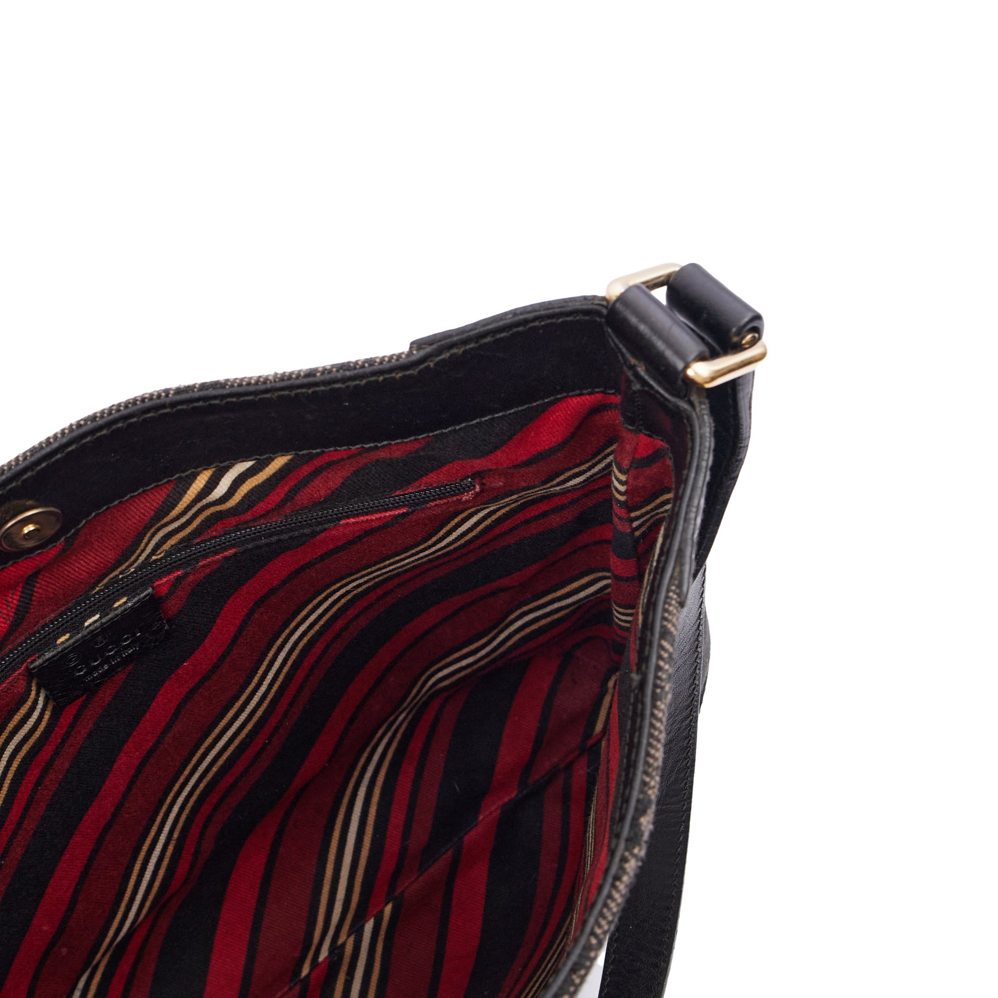 Gucci Shoulder Bag Shoulder Bag in Black, Fabric — Lifestyle View