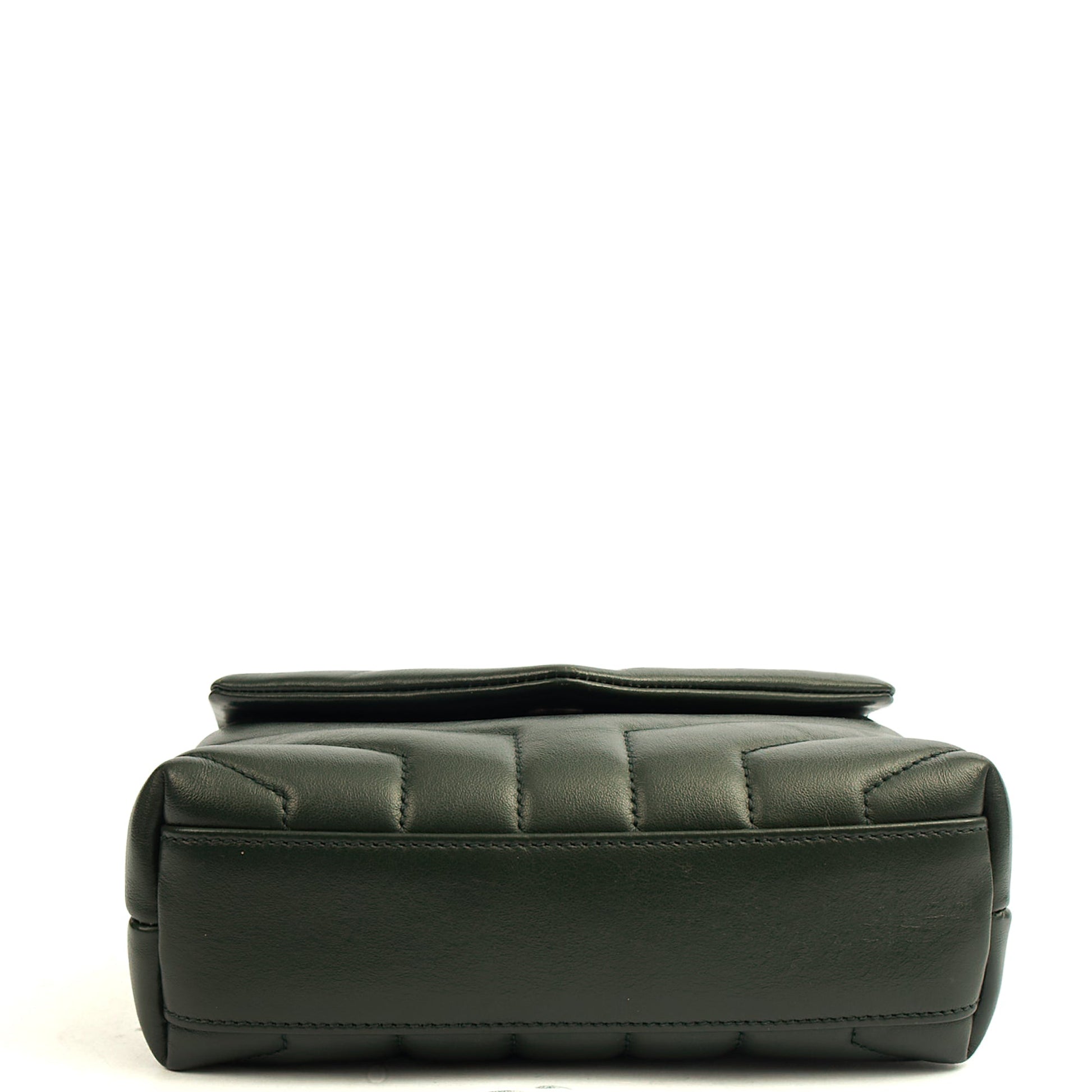 Saint Laurent Cross Body LouLou - Toy in Dark Green, Calfskin Leather — Alternate View 11