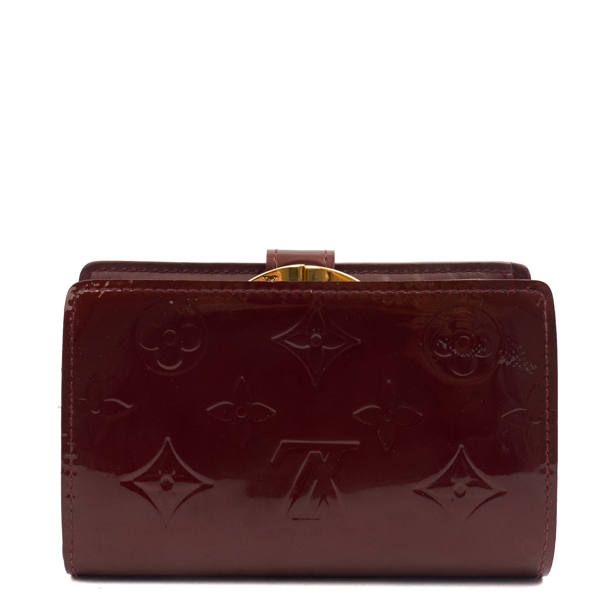 Louis Vuitton Wallet French Purse Wallet in Red, Vernis — Alternate View 16