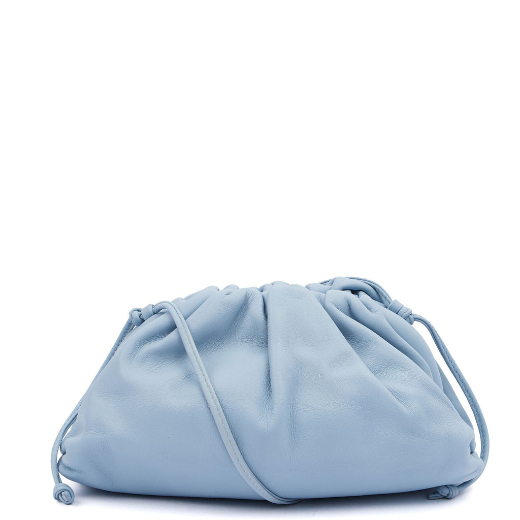 Bottega Veneta Cross Body The Pouch - Mini in Blue, Leather — Alternate View 9