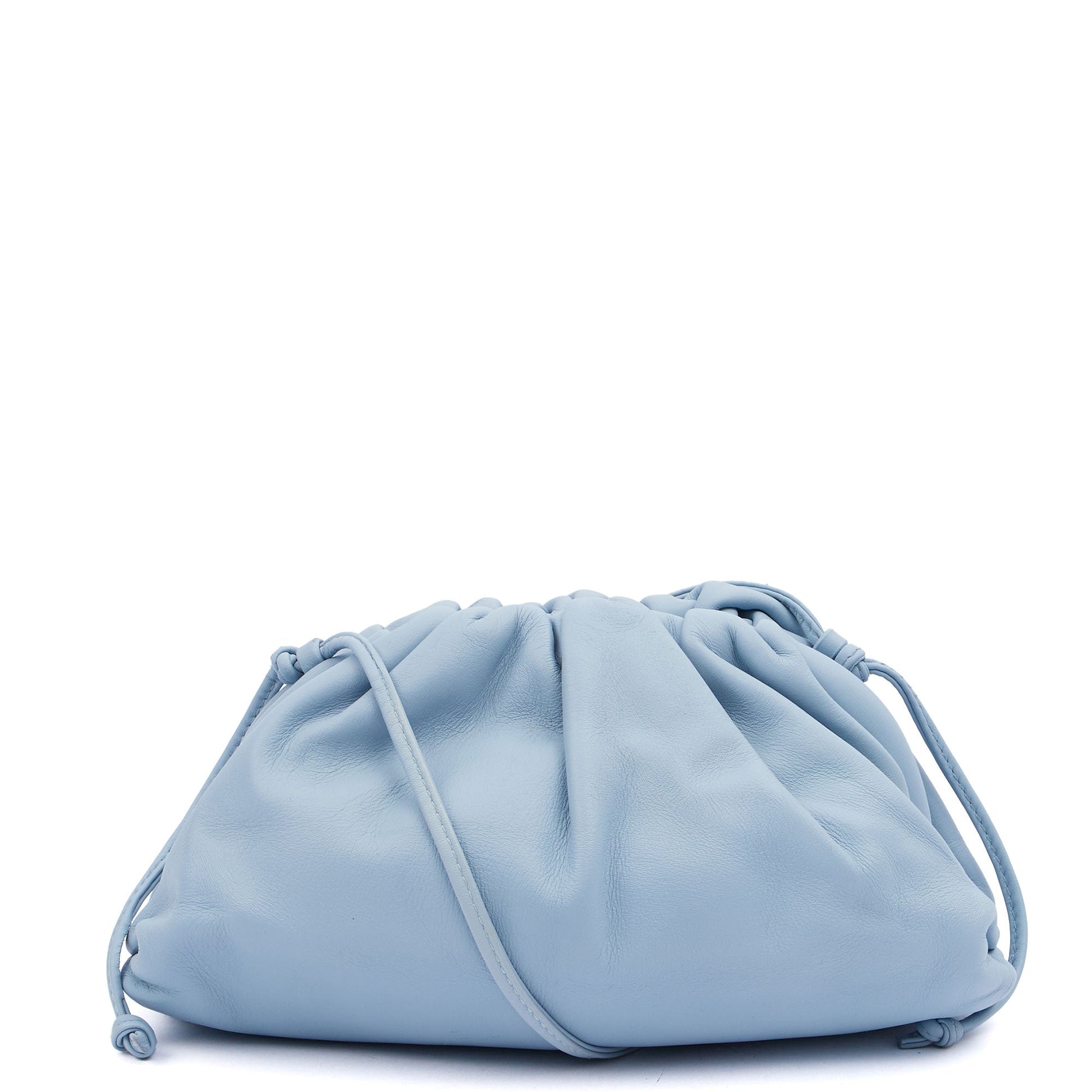 Bottega Veneta Cross Body The Pouch - Mini in Blue, Leather — Alternate View 9