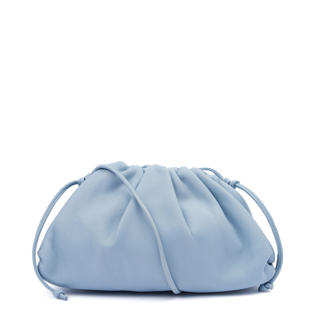 Bottega Veneta Cross Body The Pouch - Mini in Blue, Leather — Alternate View 7