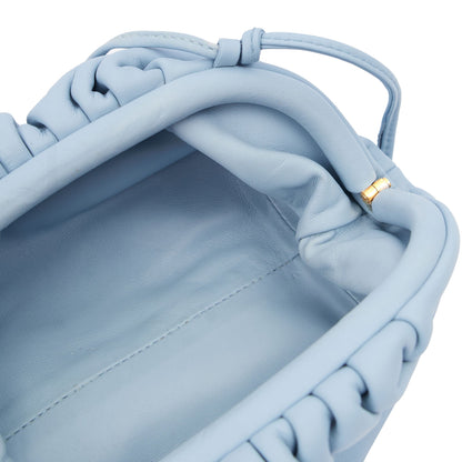 Bottega Veneta Cross Body The Pouch - Mini in Blue, Leather — Alternate View 11