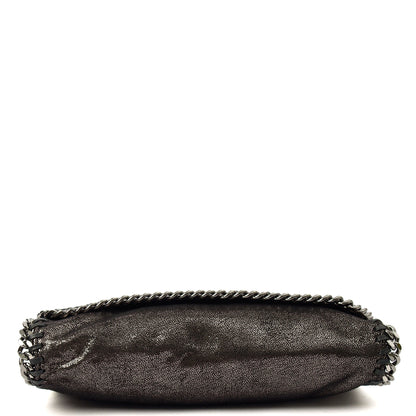 Stella McCartney Shoulder Bag Falabella Clutch in Metallic, Fabric — Detail View