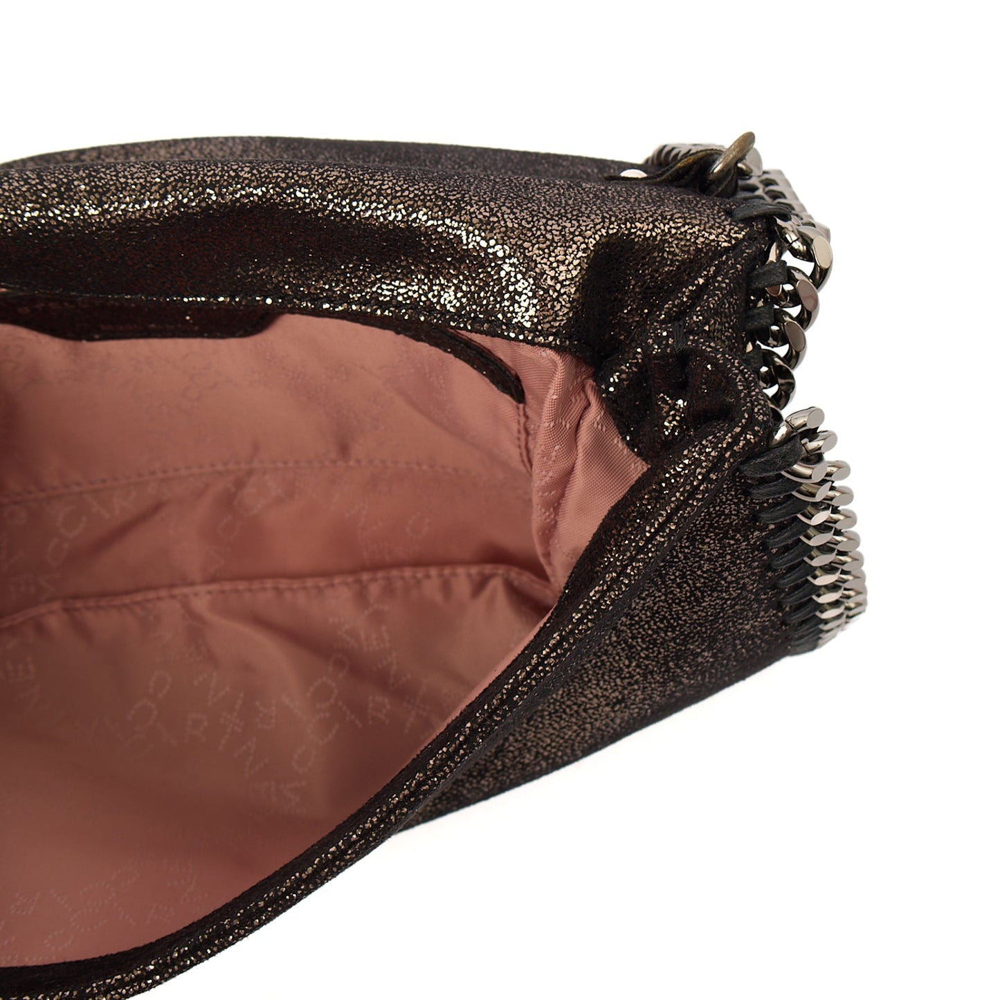 Stella McCartney Shoulder Bag Falabella Clutch in Metallic, Fabric — Alternate View 7