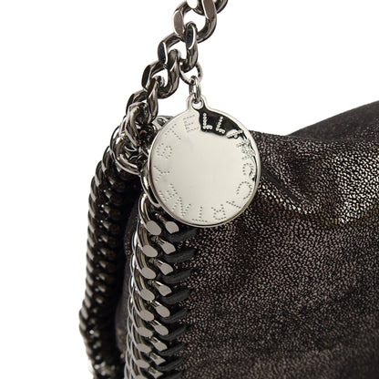 Stella McCartney Shoulder Bag Falabella Clutch in Metallic, Fabric — Lifestyle View
