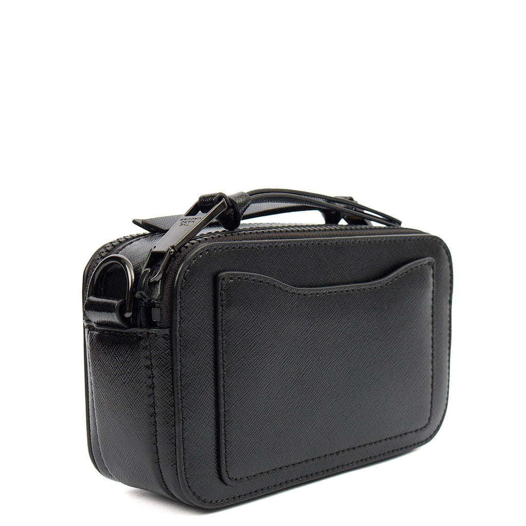 Marc Jacobs Cross Body Snapshot in Black, Leather — Back View