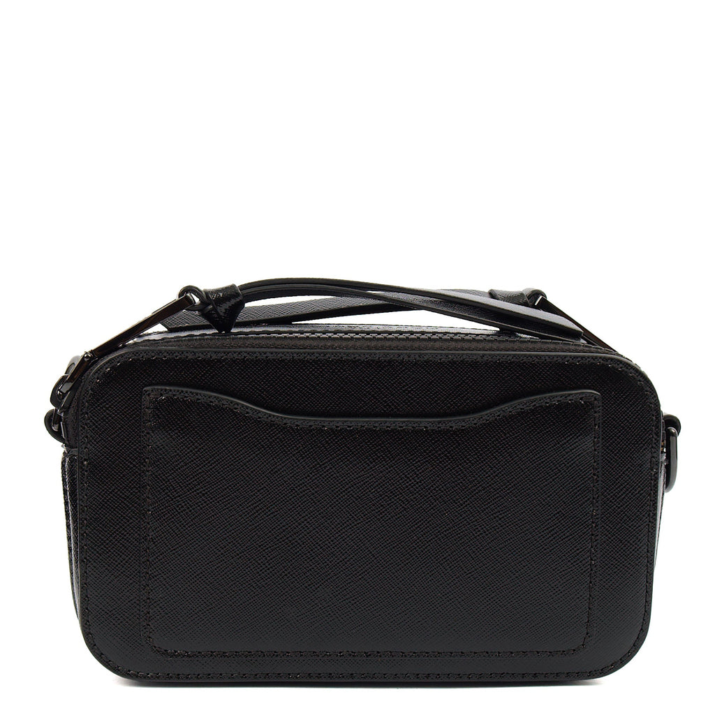 Marc Jacobs Cross Body Snapshot in Black, Leather — Top View