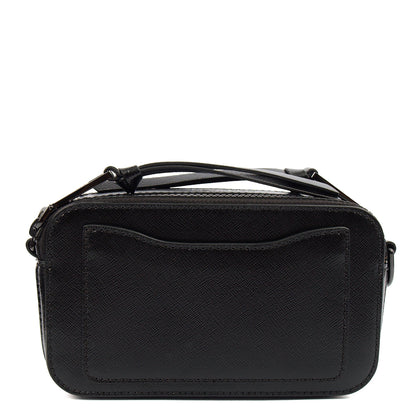 Marc Jacobs Cross Body Snapshot in Black, Leather — Top View