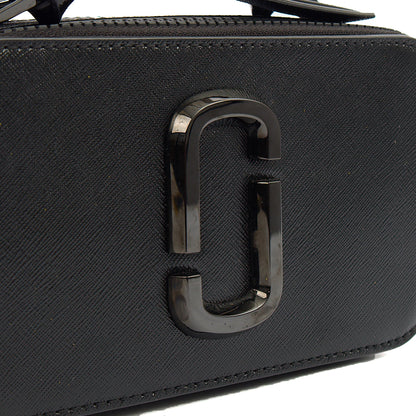 Marc Jacobs Cross Body Snapshot in Black, Leather — Side View