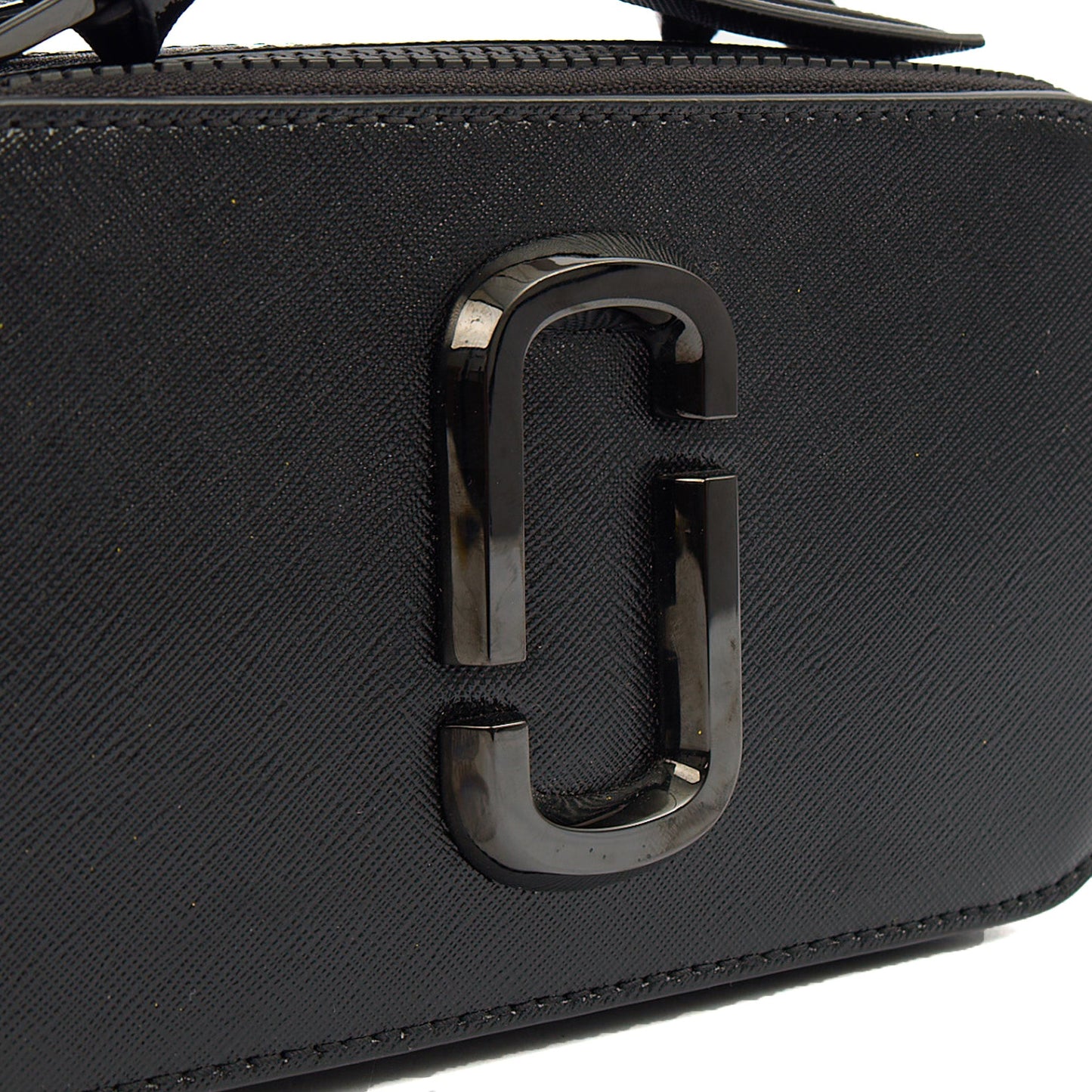 Marc Jacobs Cross Body Snapshot in Black, Leather — Alternate View 8