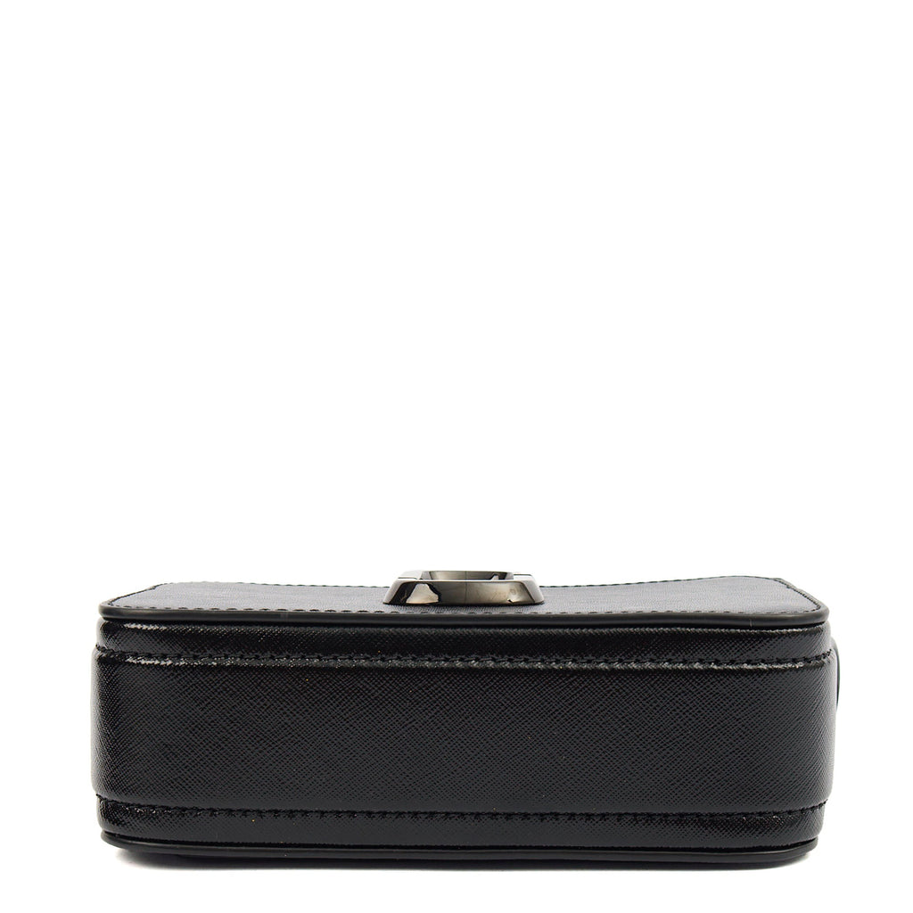 Marc Jacobs Cross Body Snapshot in Black, Leather — Detail View