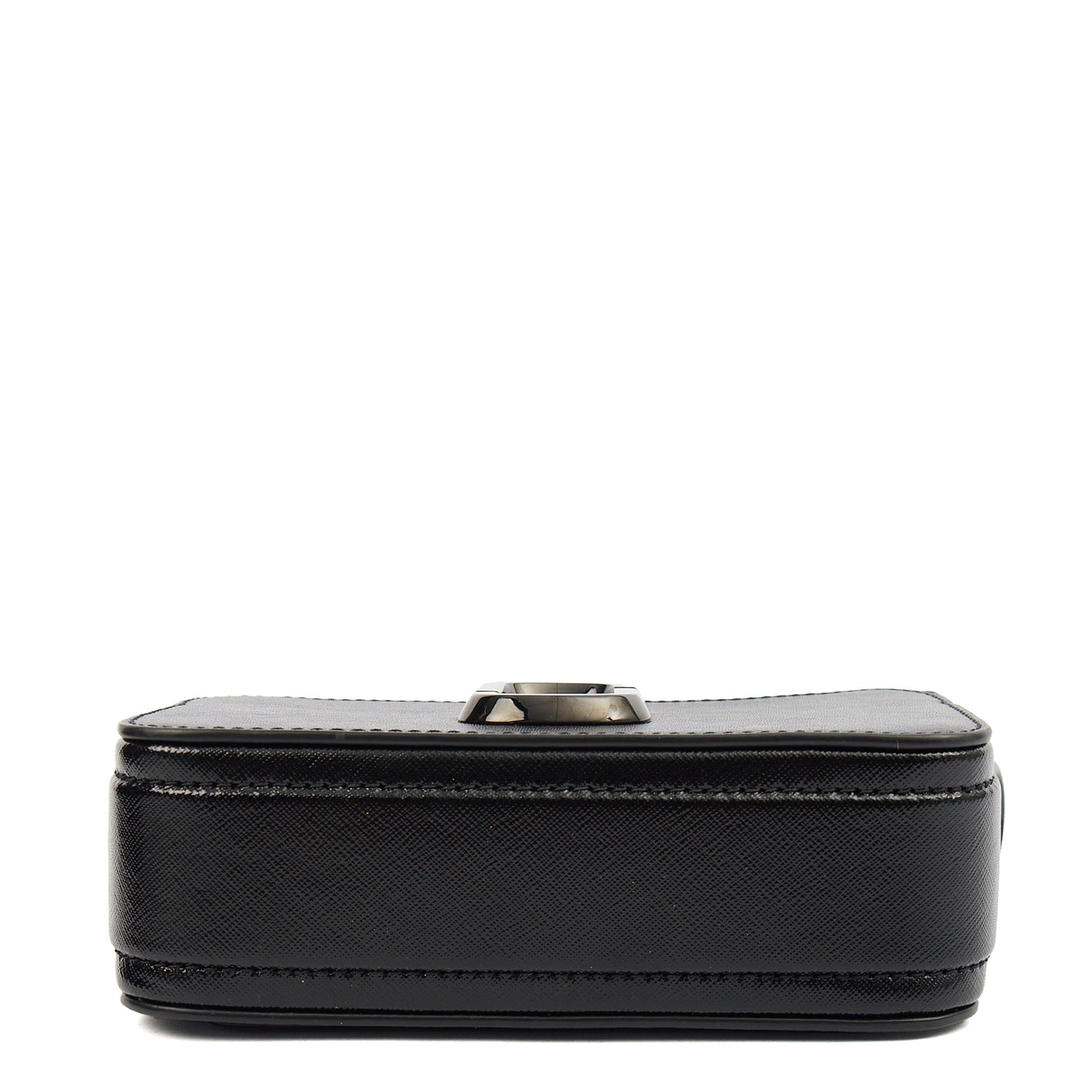 Marc Jacobs Cross Body Snapshot in Black, Leather — Detail View