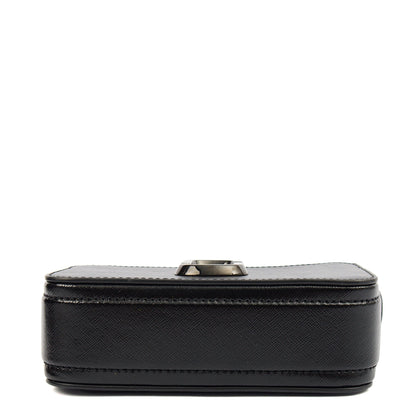 Marc Jacobs Cross Body Snapshot in Black, Leather — Detail View