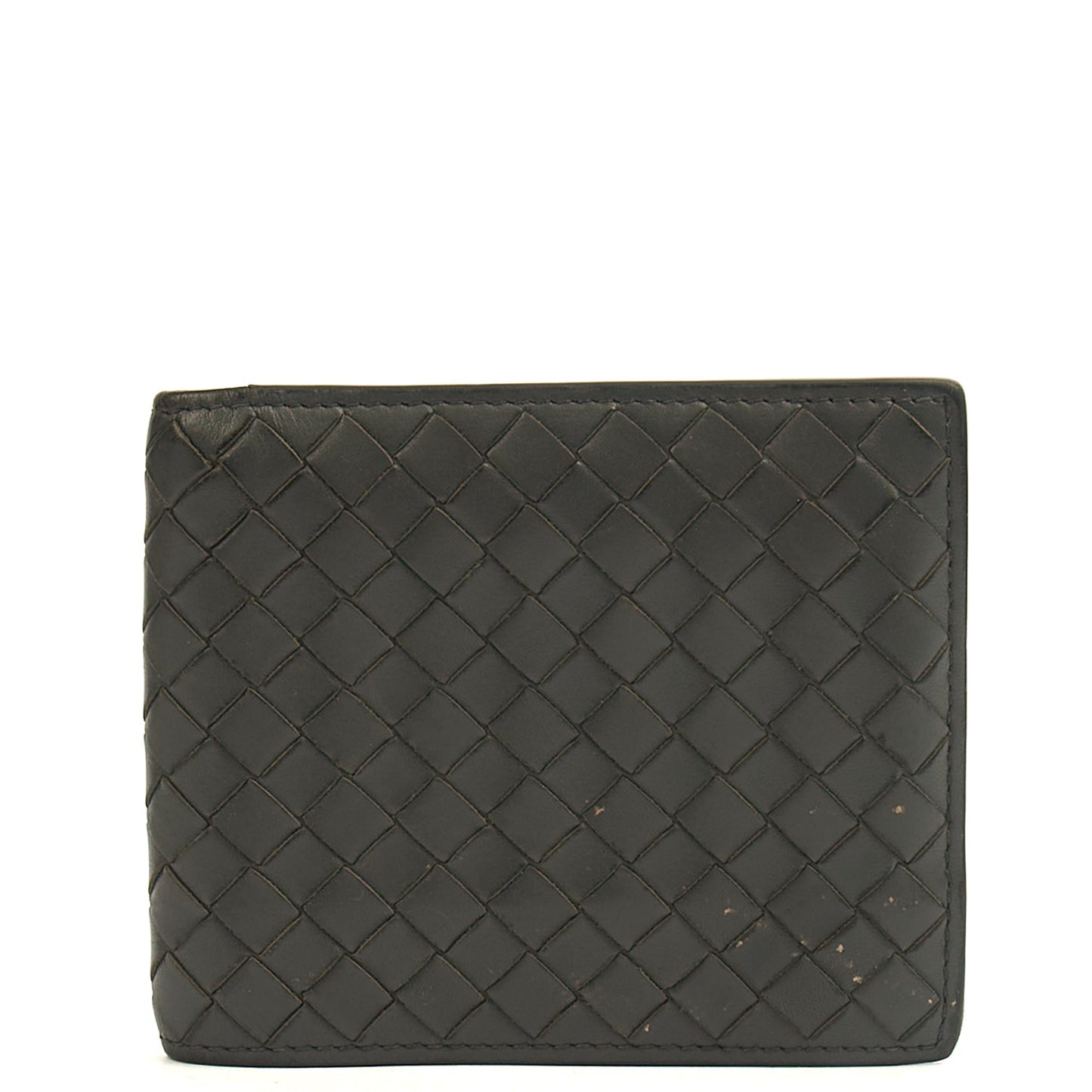 Bottega Veneta Wallet Bi-Fold Wallet in Black, Intrecciato Nappa — Alternate View 7