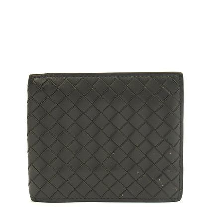Bottega Veneta Wallet Bi-Fold Wallet in Black, Intrecciato Nappa — Alternate View 7