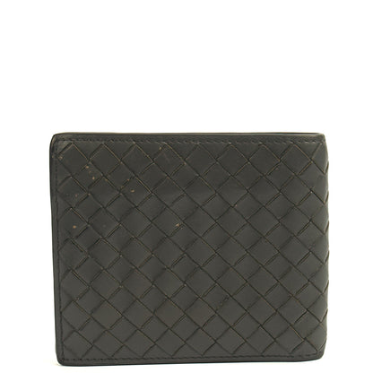 Bottega Veneta Wallet Bi-Fold Wallet in Black, Intrecciato Nappa — Alternate View 9