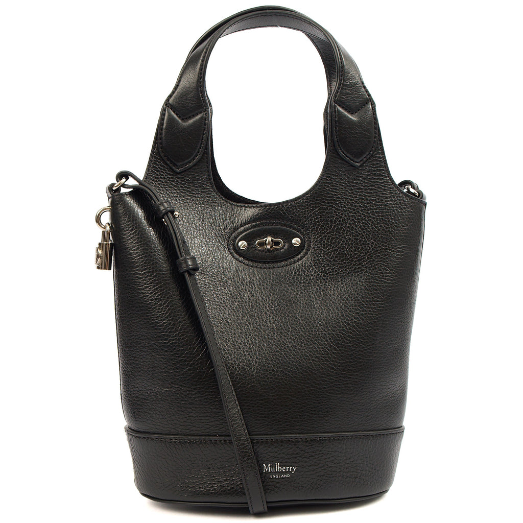 Mulberry Bucket Bag Lily - Tote  in Black, Crinkle Patent — Alternate View 7