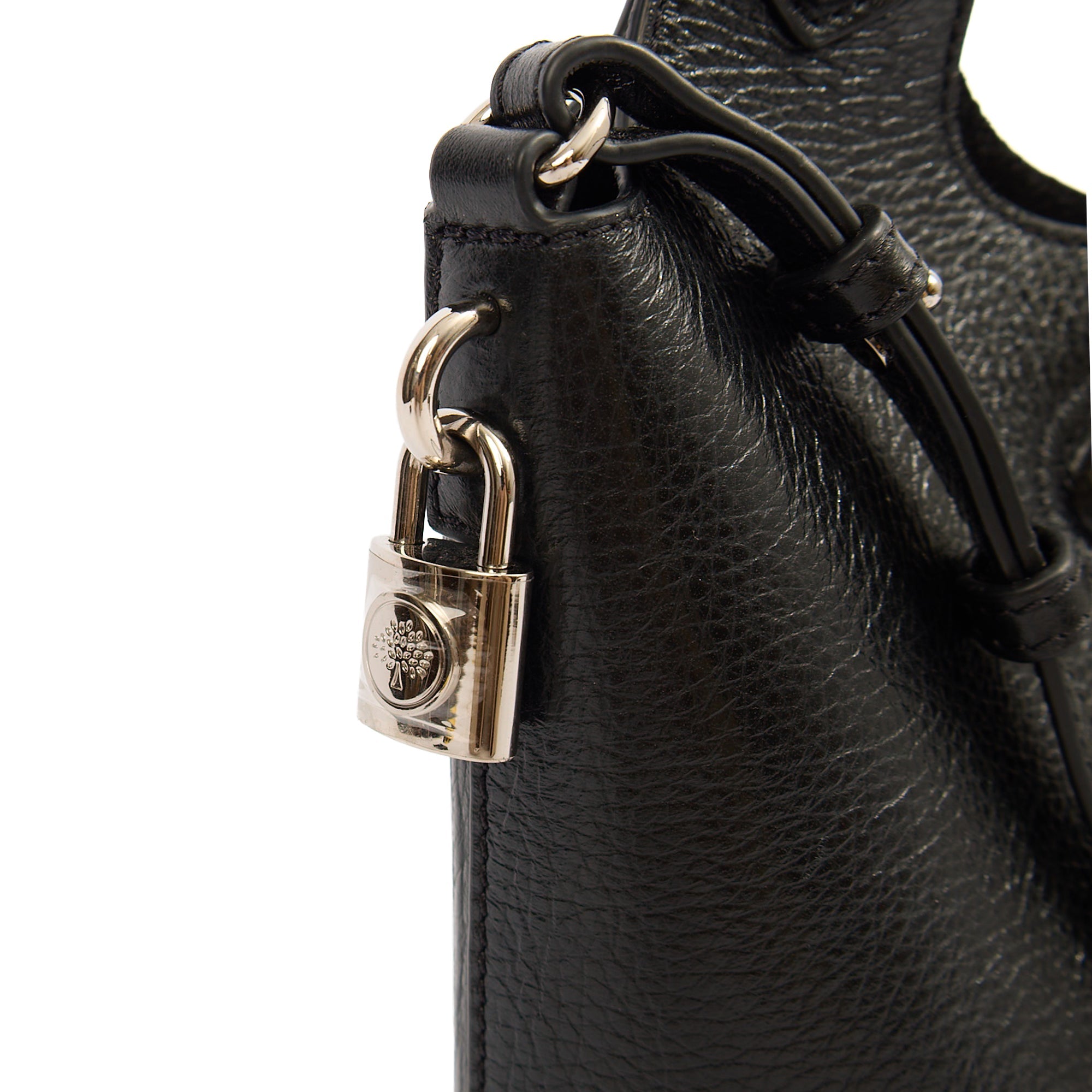 Mulberry Bucket Bag Lily - Tote  in Black, Crinkle Patent — Alternate View 8