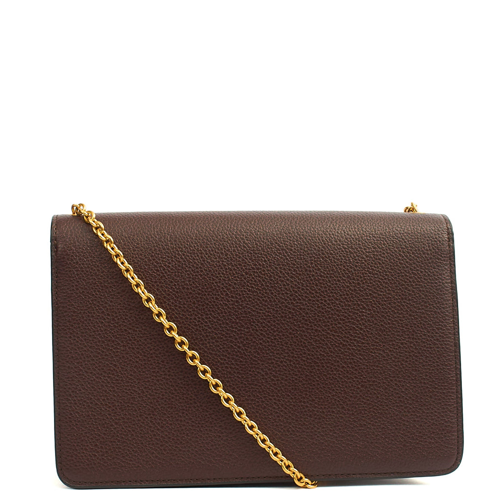 Mulberry Cross Body Darley in Oxblood, Calfskin Leather — Back View