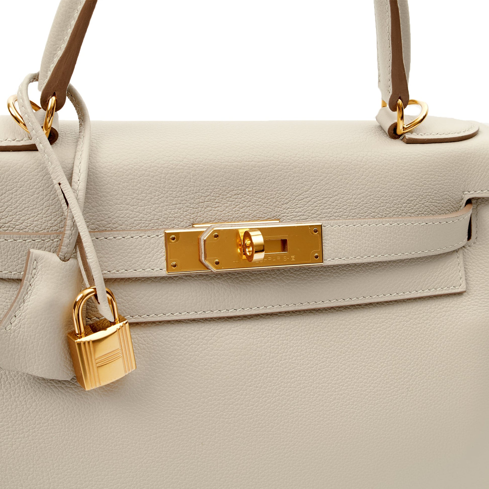 Hermes Top Handle Kelly 28 in Gris Perle, Evercolour — Alternate View 21