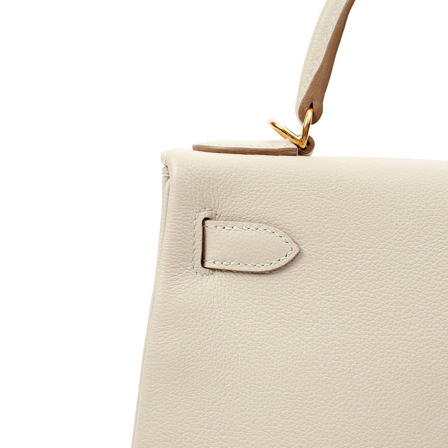 Hermes Top Handle Kelly 28 in Gris Perle, Evercolour — Alternate View 22