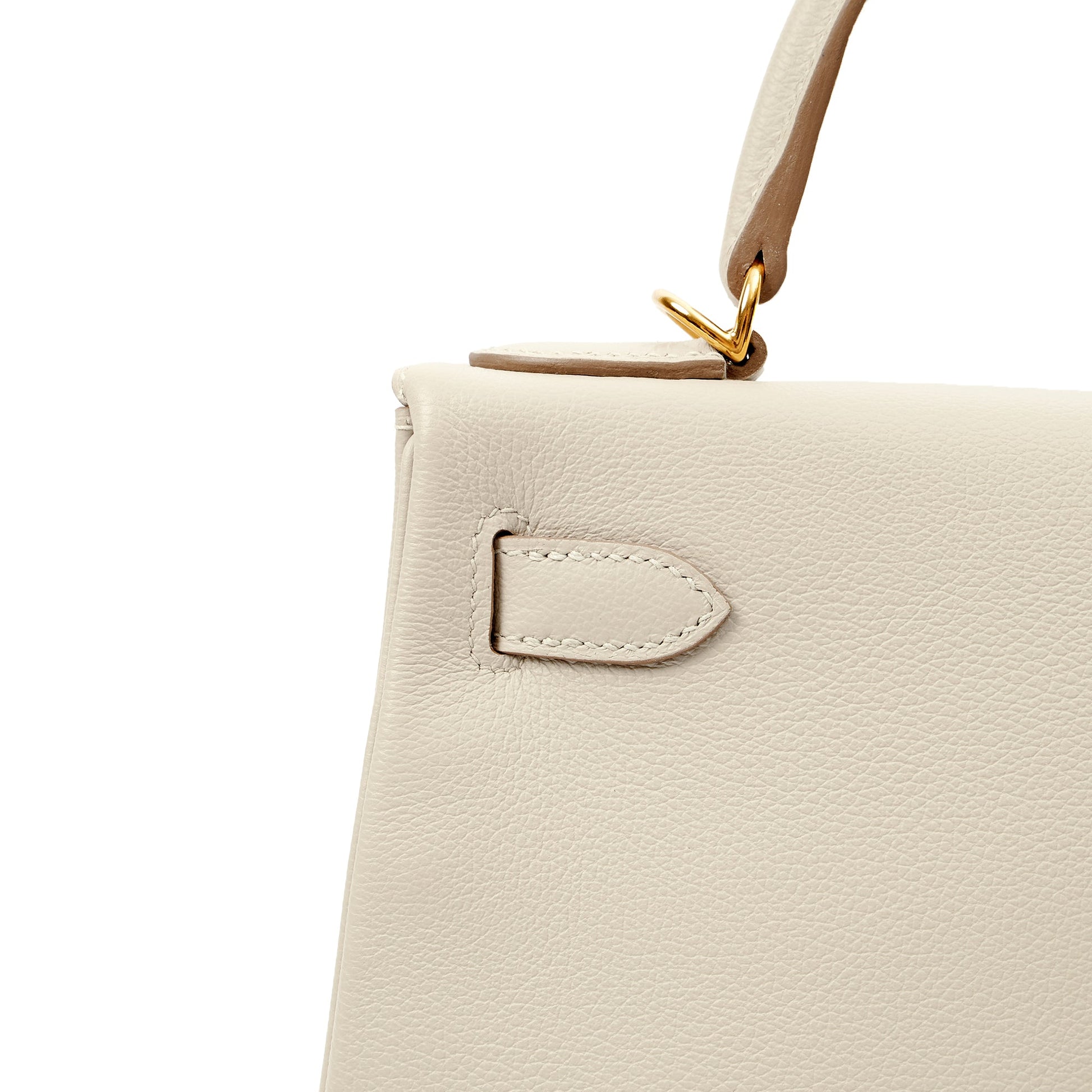 Hermes Top Handle Kelly 28 in Gris Perle, Evercolour — Alternate View 22