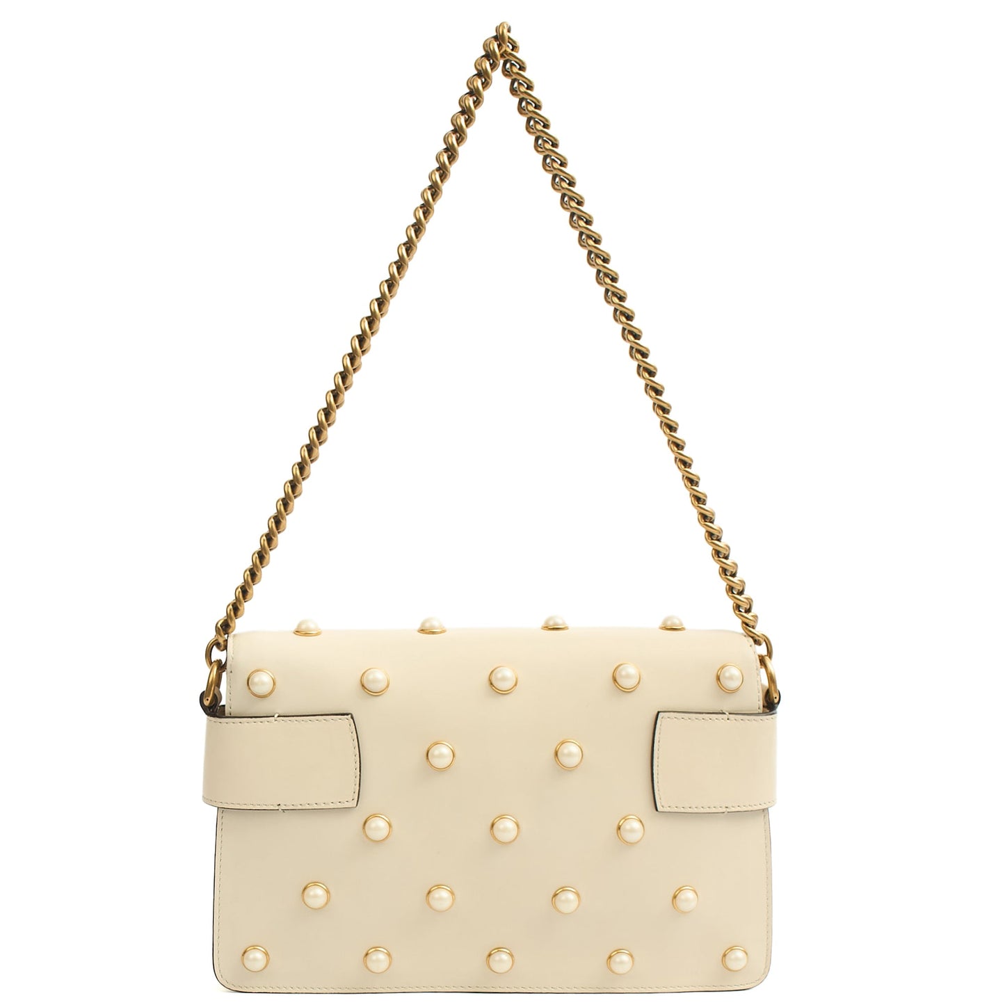 Gucci Cross Body Queen Margaret in Cream, Leather — Alternate View 9