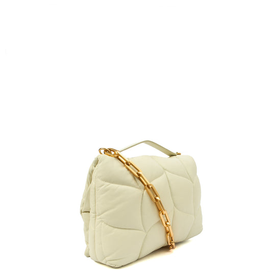 Mulberry Shoulder Bag Little Softie in Wild Primrose, Leather — Side View
