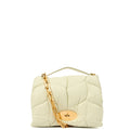 Mulberry Shoulder Bag Little Softie in Wild Primrose, Leather — Front View