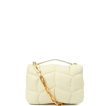 Mulberry Shoulder Bag Little Softie in Wild Primrose, Leather — Back View