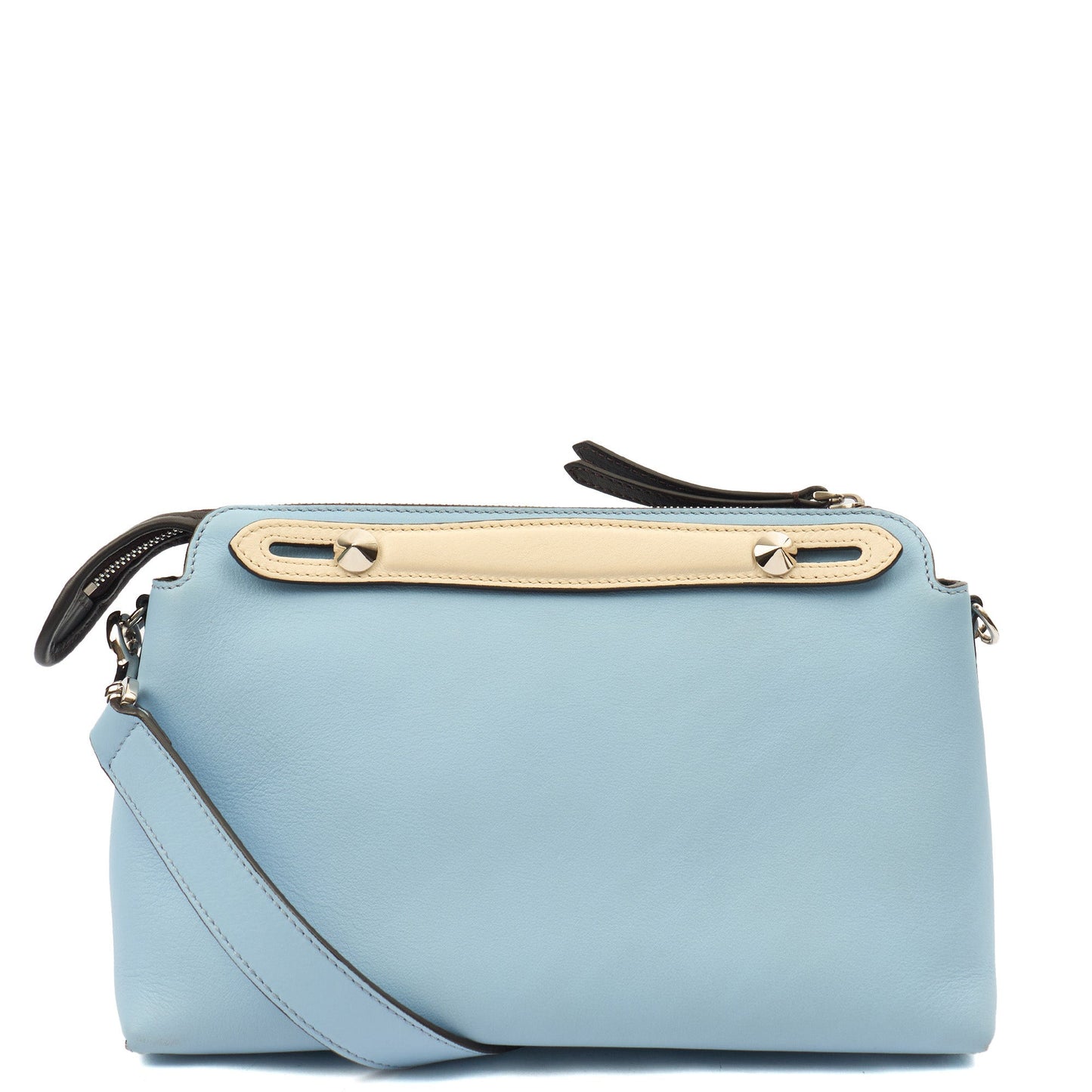 Fendi Tote By The Way - Medium in Blue, Leather — Top View
