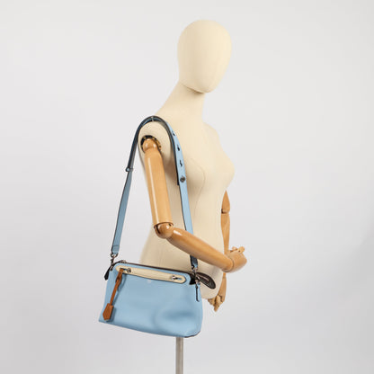 Fendi Tote By The Way - Medium in Blue, Leather — Side View
