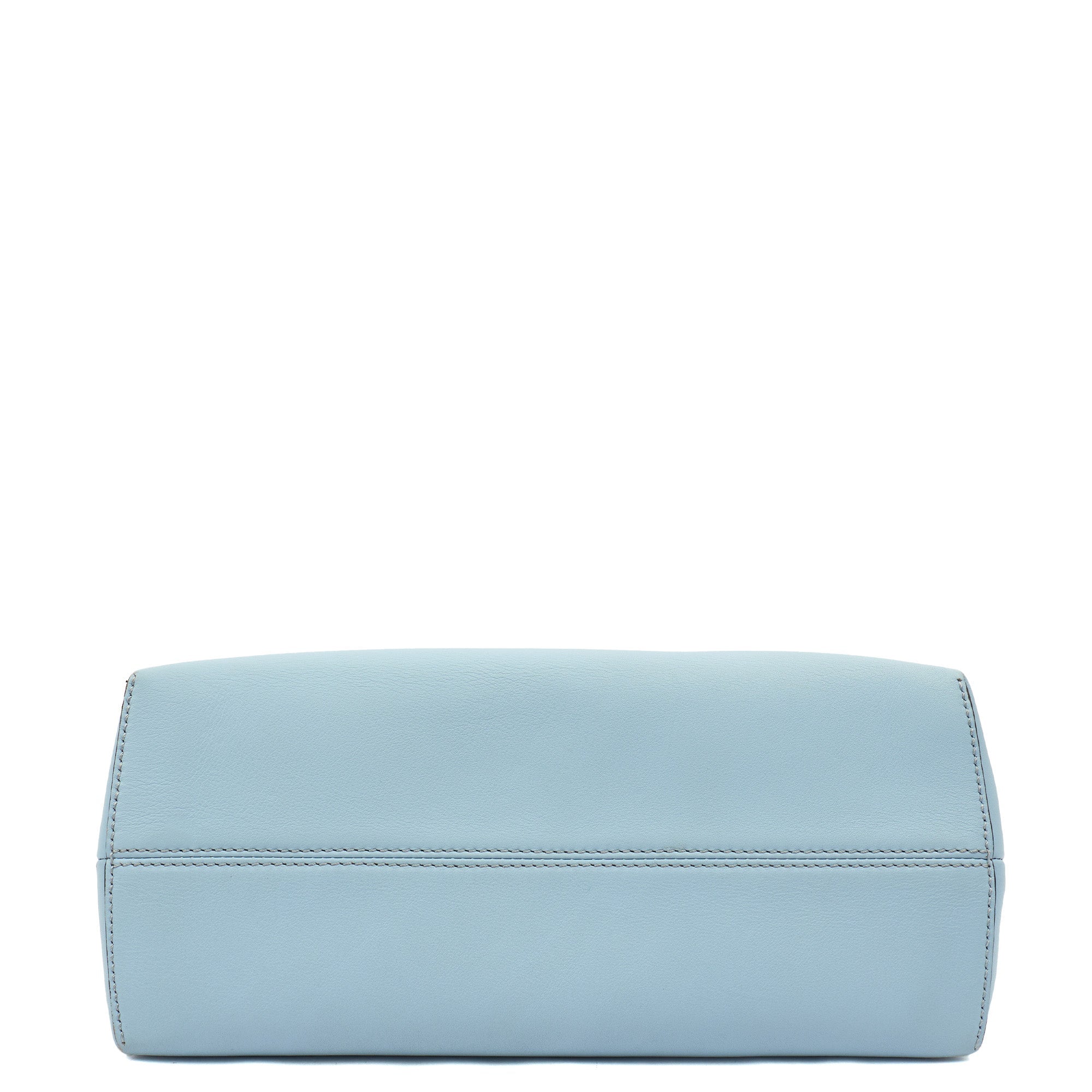Fendi Tote By The Way - Medium in Blue, Leather — Detail View