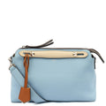 Fendi Tote By The Way - Medium in Blue, Leather — Front View