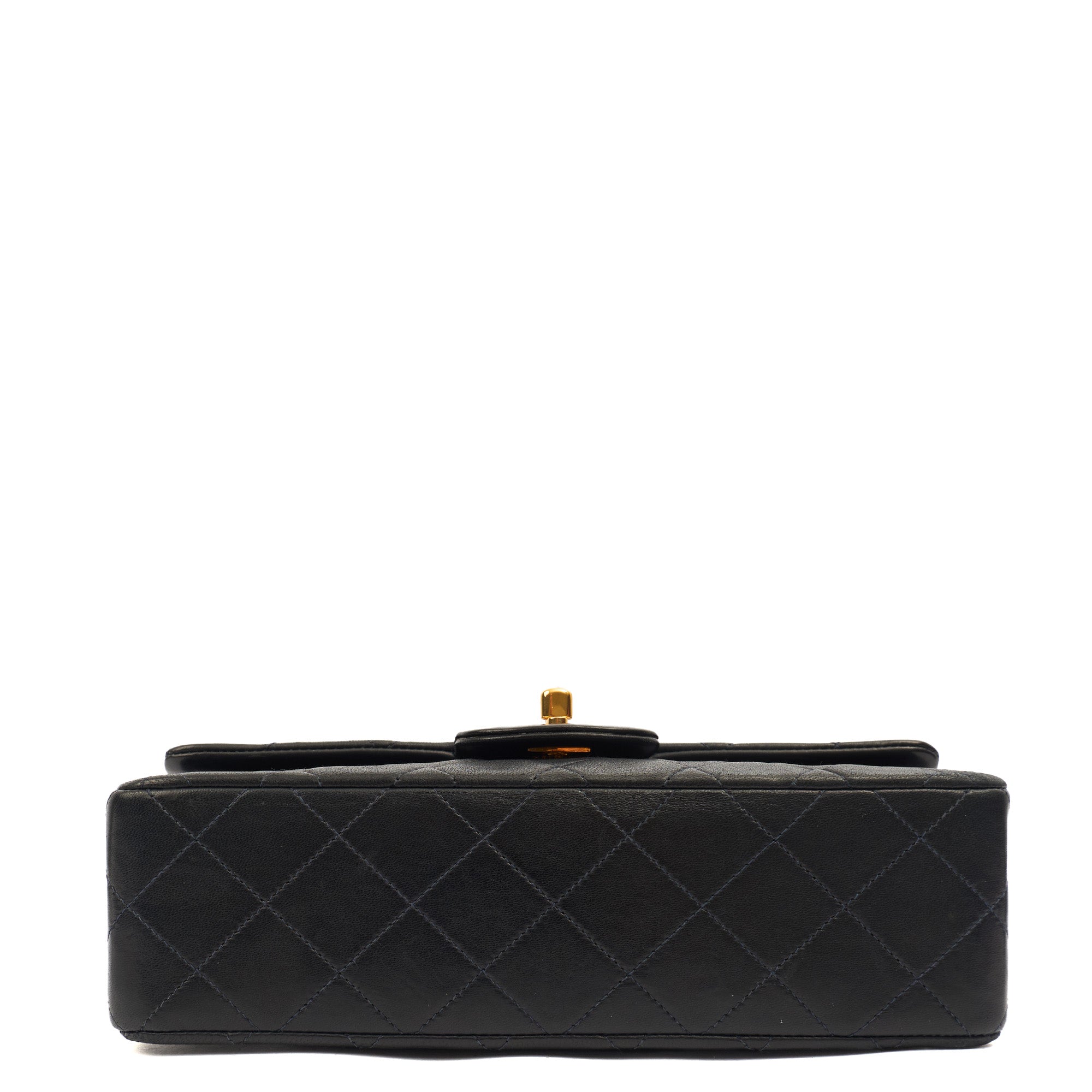 Chanel Cross Body Classic Double Flap - Small in Navy, Lambskin Leather — Alternate View 15