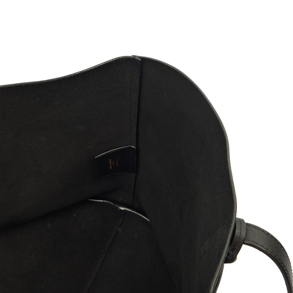 Saint Laurent Tote East West Tote in Black, Calfskin Leather — Alternate View 7
