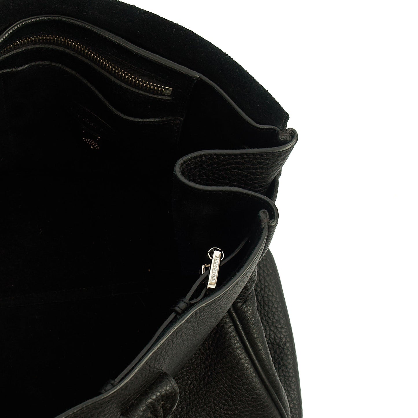 Mulberry Tote Bayswater Heritage in Black, Leather — Detail View
