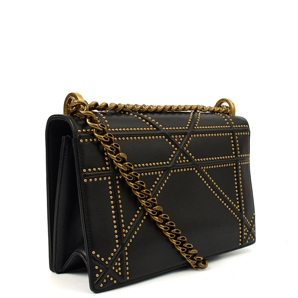 Christian Dior Cross Body Diorama - Medium in Black, Leather — Alternate View 10