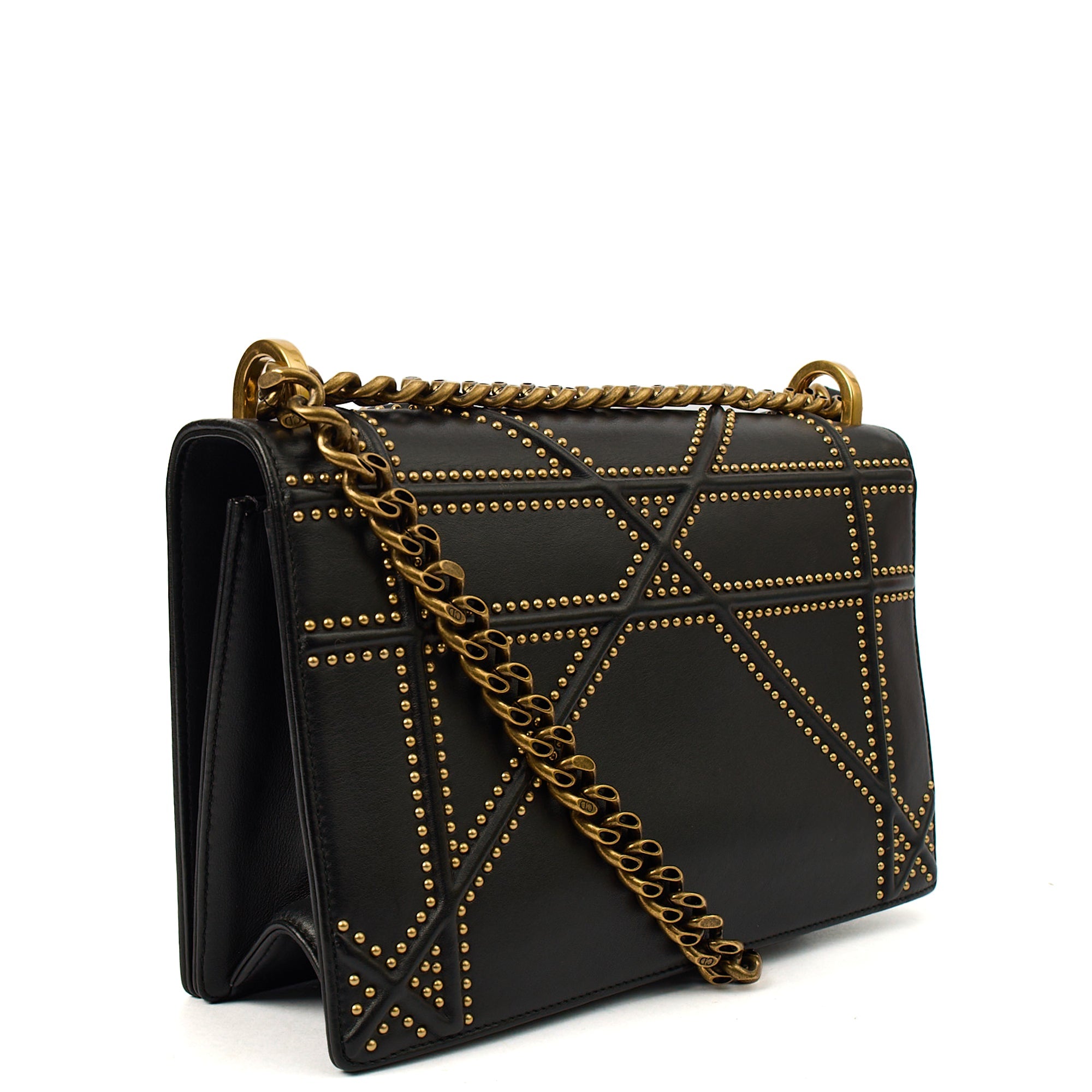 Christian Dior Cross Body Diorama - Medium in Black, Leather — Alternate View 10