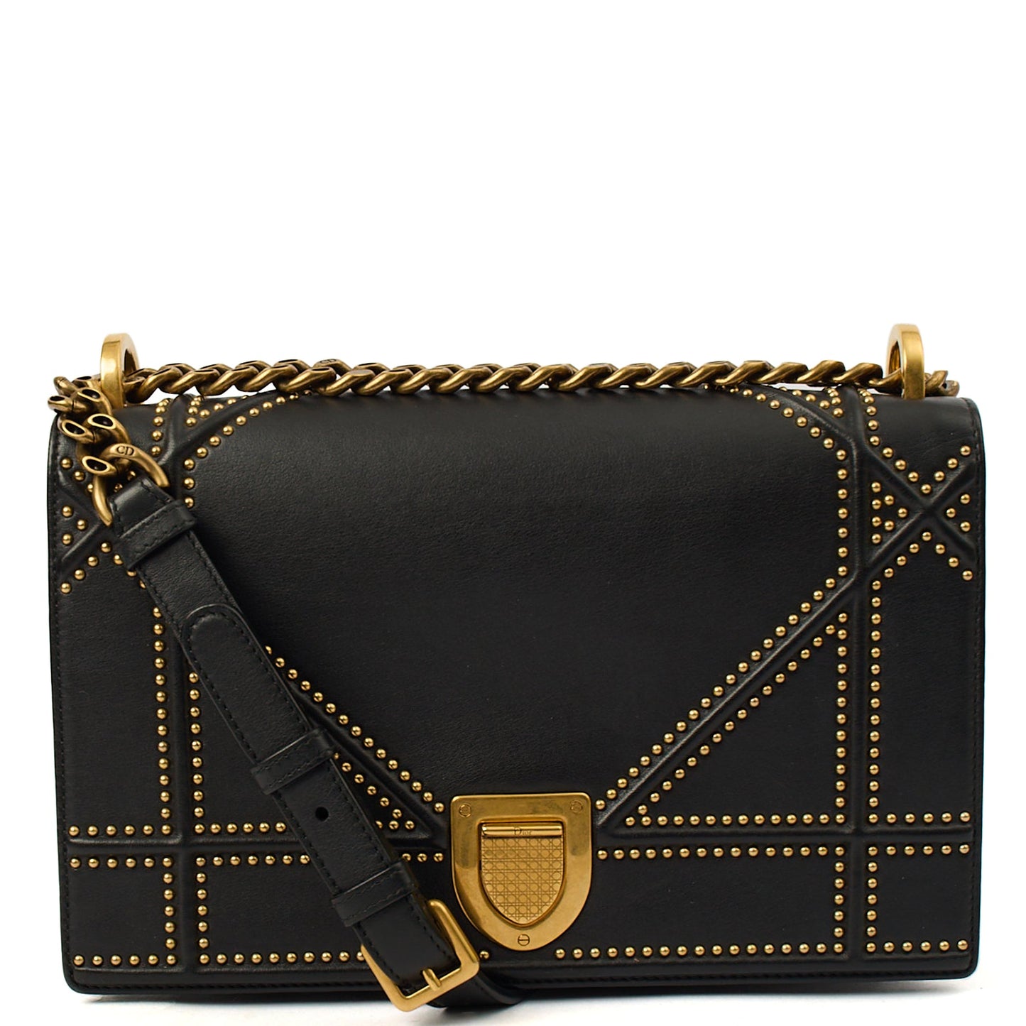Christian Dior Cross Body Diorama - Medium in Black, Leather — Alternate View 8