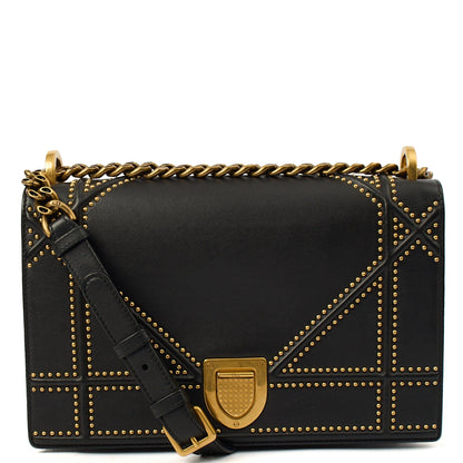 Christian Dior Cross Body Diorama - Medium in Black, Leather — Alternate View 8