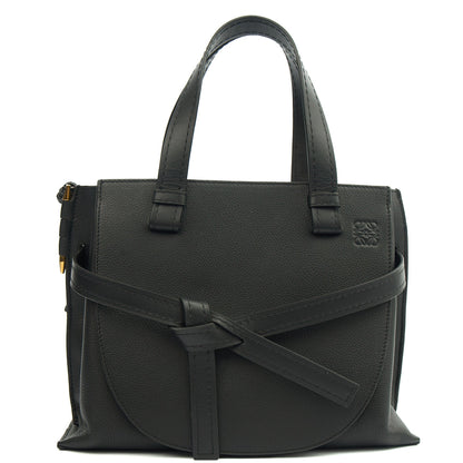 Loewe Tote Gate - Small in Black, Leather — Alternate View 8