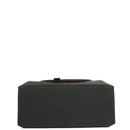 Loewe Tote Gate - Small in Black, Leather — Top View