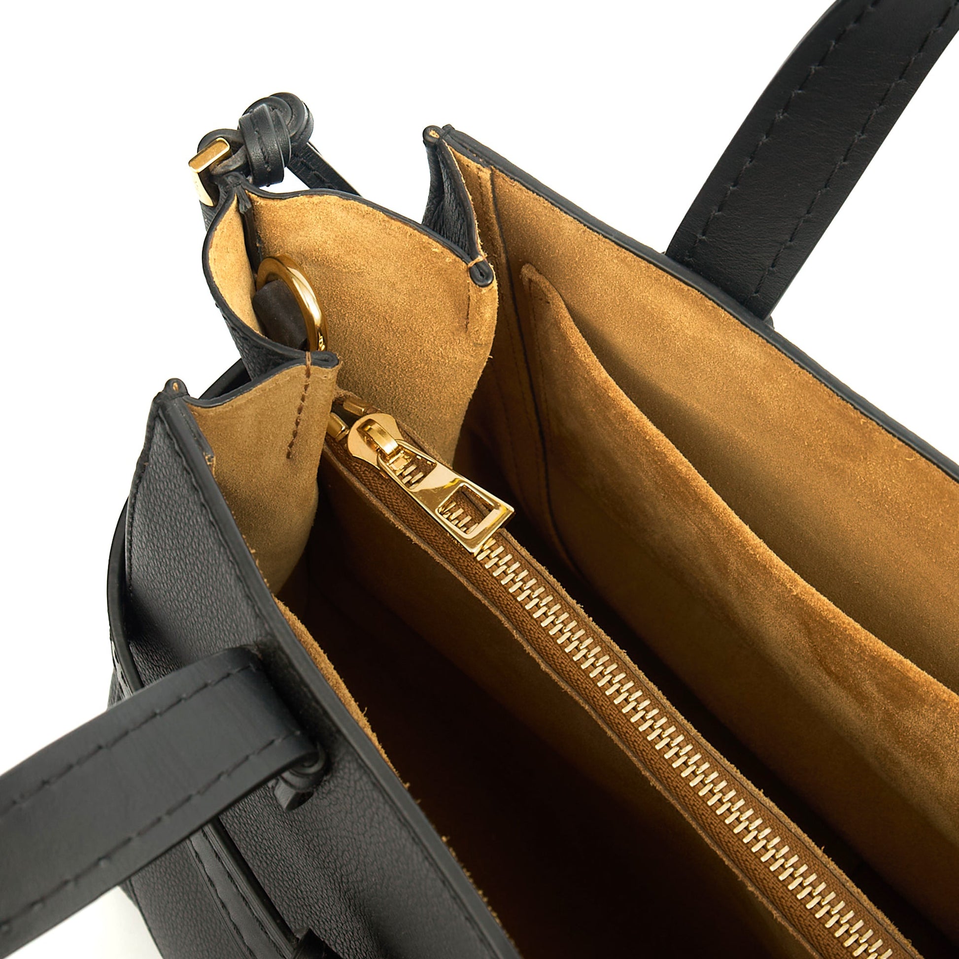 Loewe Tote Gate - Small in Black, Leather — Alternate View 7