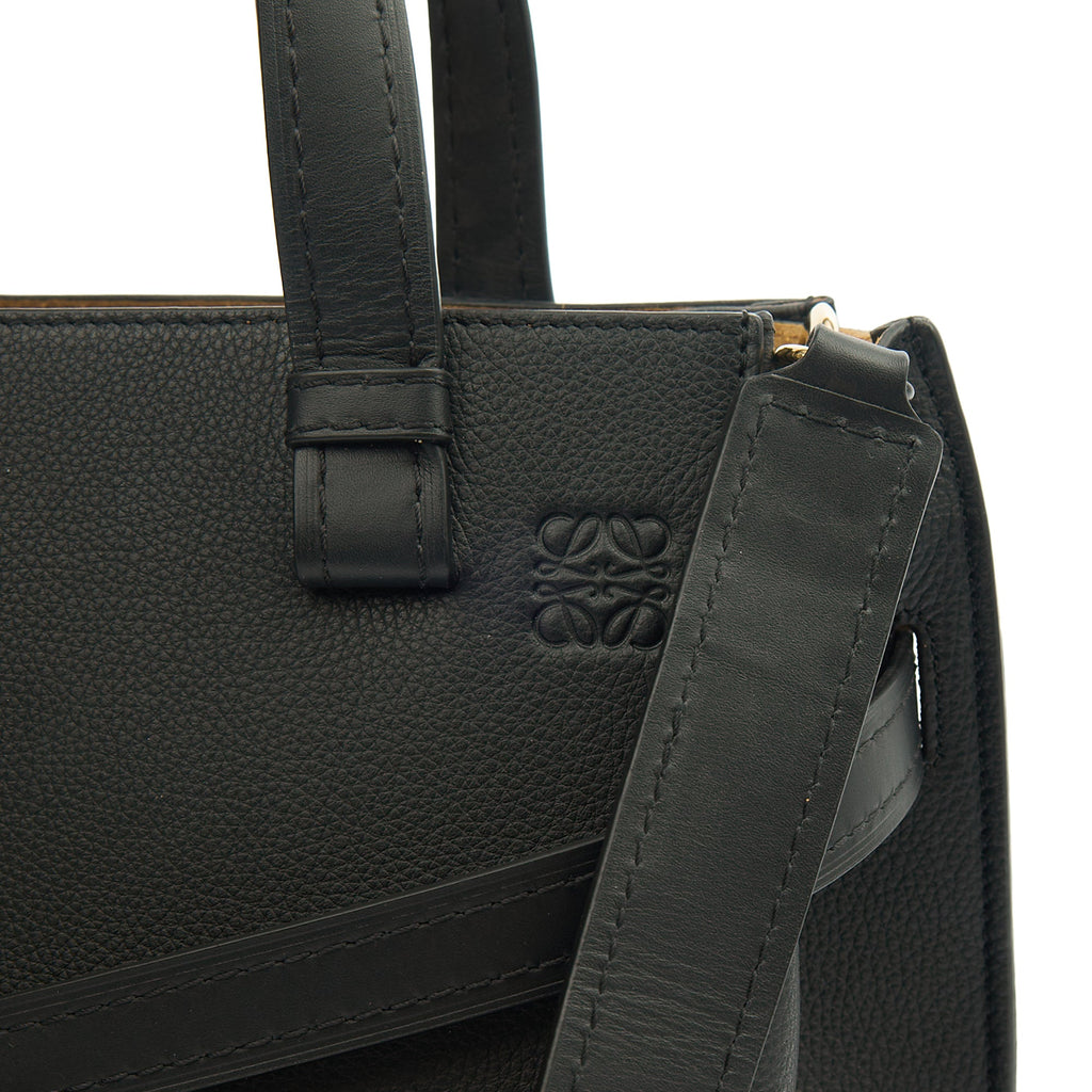 Loewe Tote Gate - Small in Black, Leather — Lifestyle View