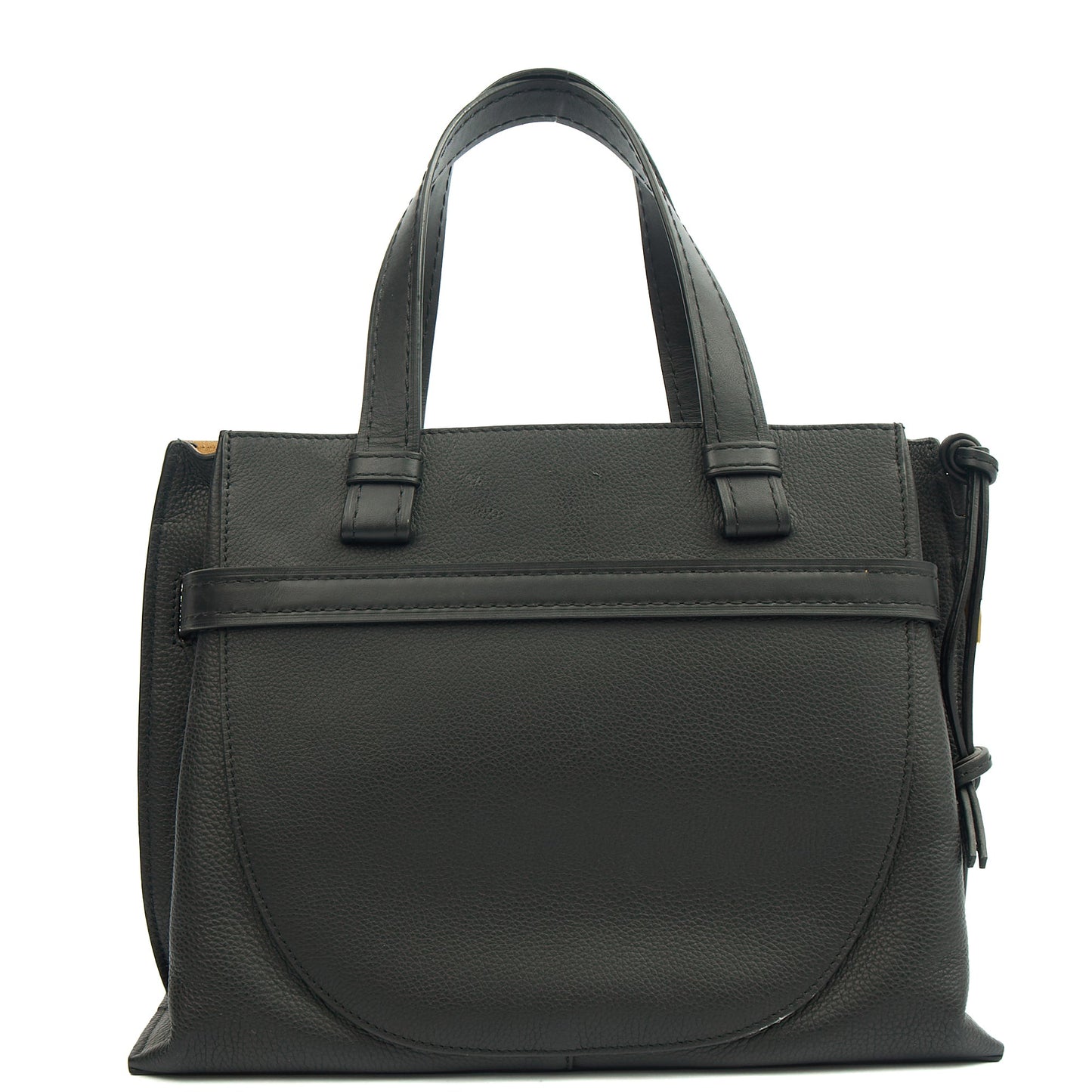 Loewe Tote Gate - Small in Black, Leather — Alternate View 10