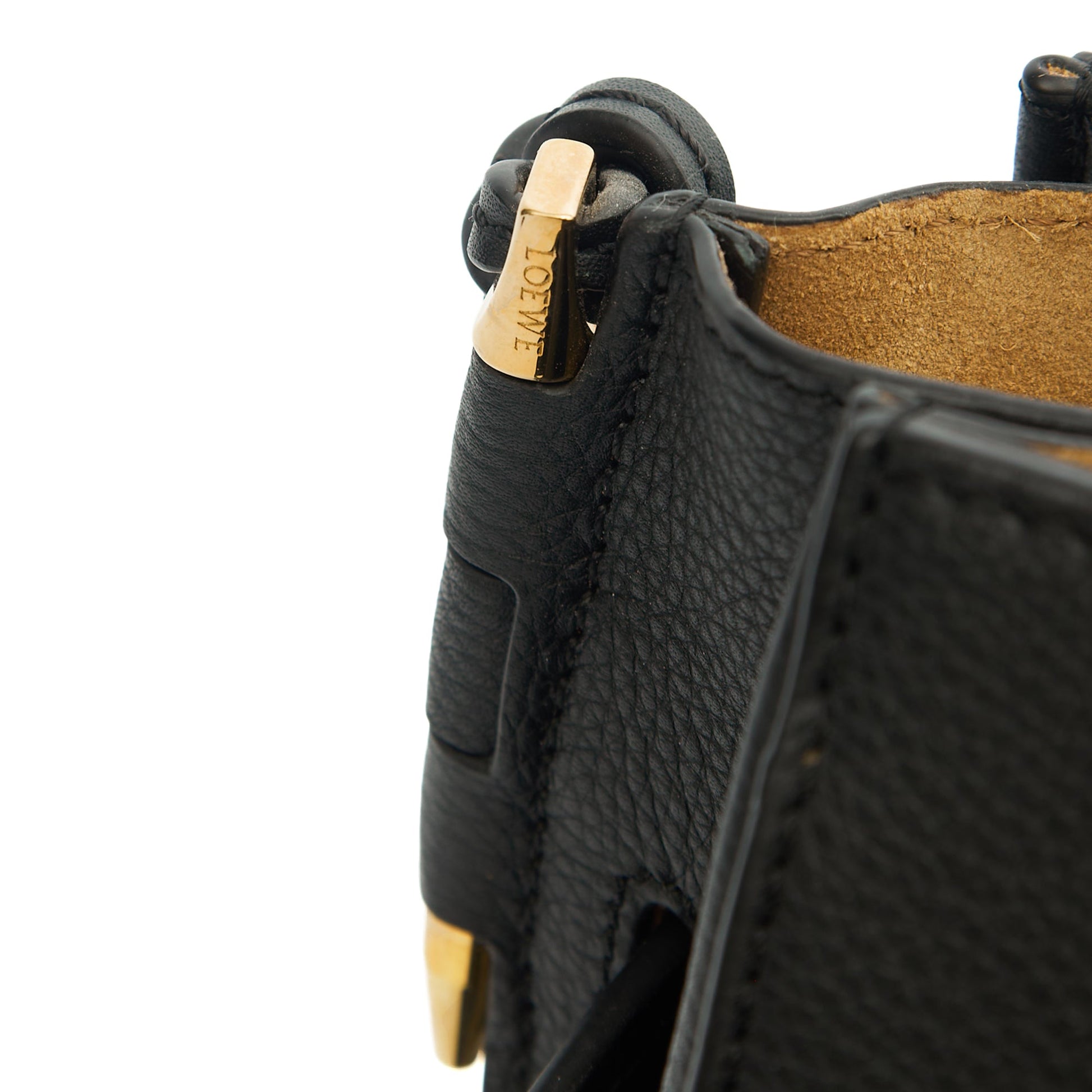 Loewe Tote Gate - Small in Black, Leather — Alternate View 12
